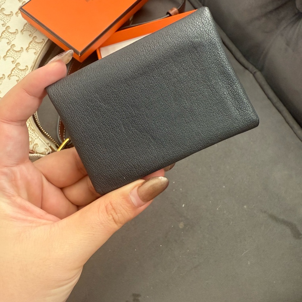Hermes 2 tone colored Calvi Duo